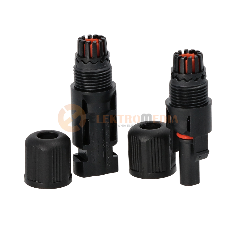 Złącze PV MC4 Wtyk + gniazdo 4-6mm2